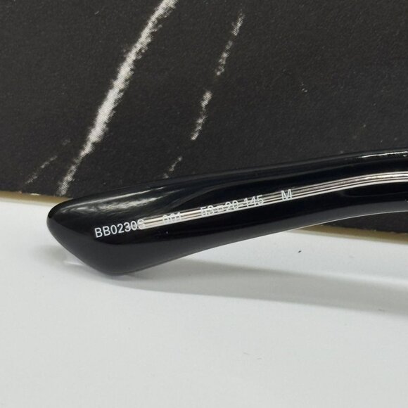 NEW BB0230S 001 BALENCIAGA BLACK CAT EYE WOMEN BALENCIAGA SUNGLASSES - Picture 9 of 11